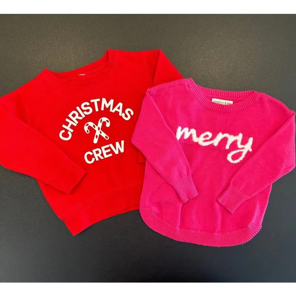 6 Piece Holiday Top Bundle Sweet Wink J.Crew Zara Thanksgiving Christmas, 2T